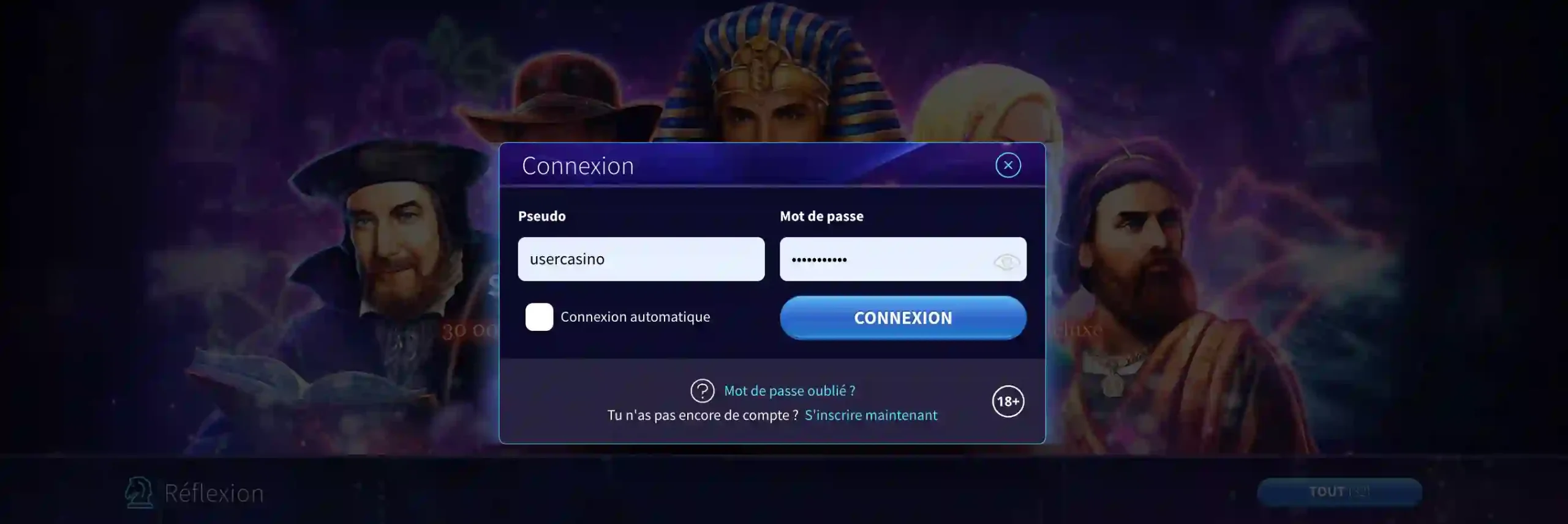 Connexion à Votre Compte Game Twist